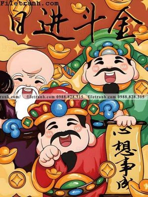 File tranh quảng cáo mieng phim hoat hinh Guochao Than tai 109 (file gốc) chuyên nghiệp