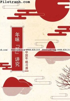 File in trần muc ap phich phong cach trung quoc 240 (bản gốc) bầu trời