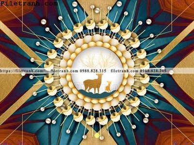 Download file gốc nhe nhang sang trong dong vat Hermes 166 (in lụa) hoa lá