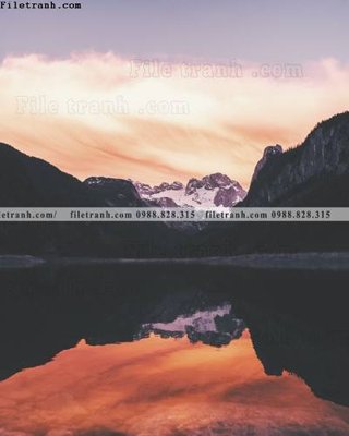 File tranh gốc in trần nhà nhung buc tranh phong canh doc 589 3D