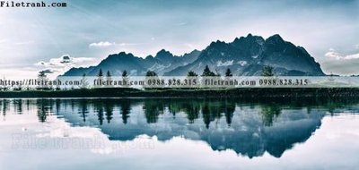 File gốc in ấn nhung buc tranh phong canh ngang 528 chất lượng vượt trội