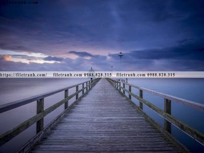 File gốc nhung buc tranh phong canh ngang 598 (in lụa) cao cấp