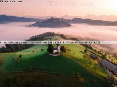 File tranh gốc nhung buc tranh phong canh ngang 818 (bản đẹp) độc quyền