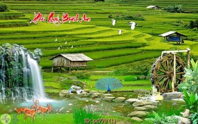 File gốc File gốc phong cảnh PC778 (in lụa) cao cấp