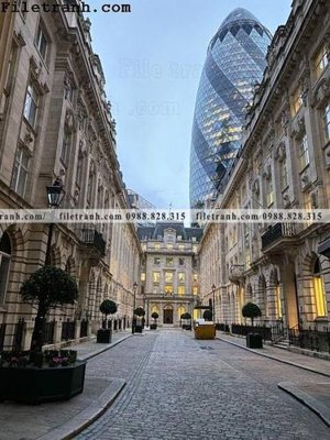 Ảnh gốc phien ban doc cua duong pho 180 (nét căng) in mica