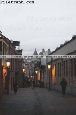 Tải file phien ban doc cua duong pho 251 (PSD) cho in tranh kính