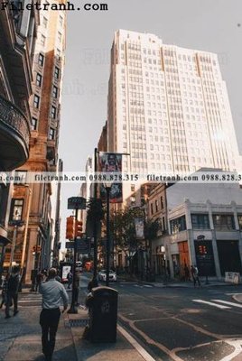 Tải file phien ban doc cua duong pho 261 (PSD) cho in tranh 3D