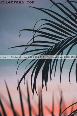 File tranh phien ban doc cua phong canh cay co dua 131 (ảnh gốc) độ nét vượt trội