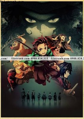 File tranh PSD phim hoat hinh Nhat Ban co dien mau vang 603 chất lượng cao