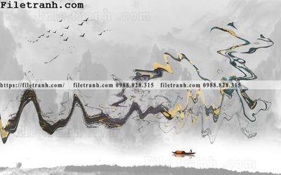 File tranh phong cach Trung Quoc moi nhe nhang pha le 108 (bản gốc) trang trí văn phòng