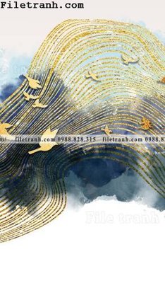 File gốc phong cach Trung Quoc moi nhe nhang pha le 129 (in lụa) trang trí tường