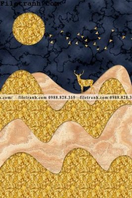 File tranh phong cach Trung Quoc moi nhe nhang pha le 295 (gốc) in trên kính