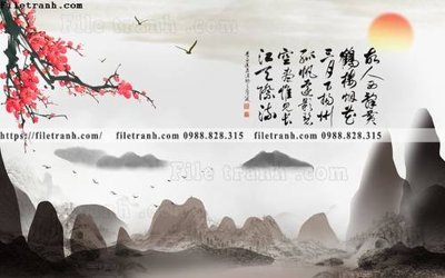 File PSD phong cach phong canh muc trung quoc 237 (bản gốc) cho nhà in