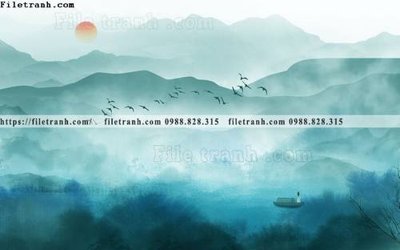 Chi tiết file ảnh phong cach phong canh muc trung quoc 239 sắc nét