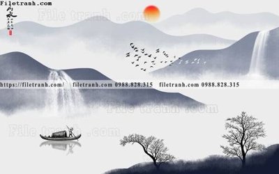 File in trần phong cach phong canh muc trung quoc 256 (file gốc) phong thủy