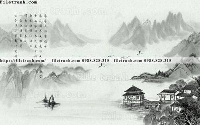 File PSD phong cach phong canh muc trung quoc 269 (bản gốc) dễ dàng edit