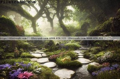 Tải file gốc phong canh cay rung ngang 185 (bản PSD) chỉnh sửa được