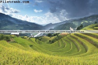 Download file gốc phong canh dep 105 (in mica) 3D