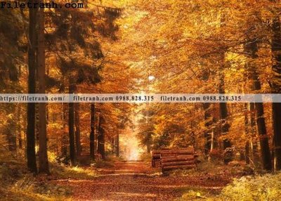 File gốc phong canh dep 321 (in lụa) trang trí tường