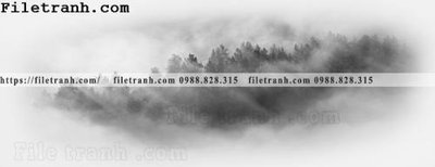 Ảnh gốc file in lụa phong canh rung suong mu 134 chi tiết