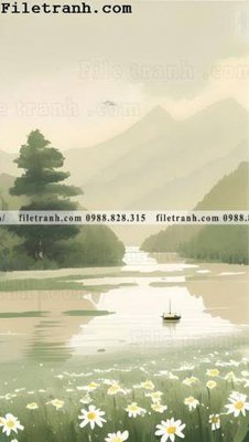 Tải file gốc phong canh tranh son dau ve tay 112 (in khổ lớn) không mờ