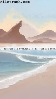 Download file gốc phong canh tranh son dau ve tay 118 (in lụa) tranh 3D