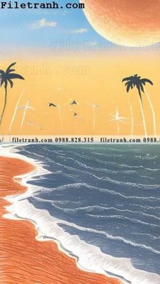 File ảnh phong canh tranh son dau ve tay 136 (gốc) in Hiflex