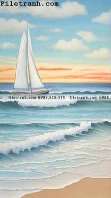 File in trần phong canh tranh son dau ve tay 145 (bản gốc) phong cảnh