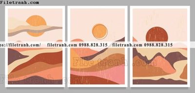 File PSD phong canh truu tuong morandi 1509 (gốc) nhiều lớp (multi-layer)