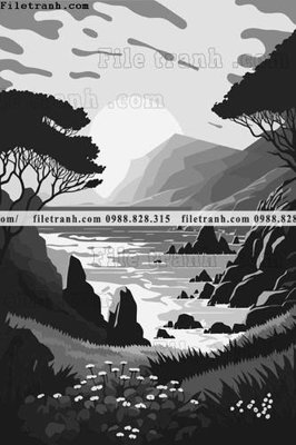 Tải file tranh phong canh truu tuong vector 1523 (gốc) tại Filetranh.com