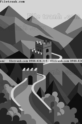 File ảnh phong canh truu tuong vector 1541 (gốc) in biển hiệu