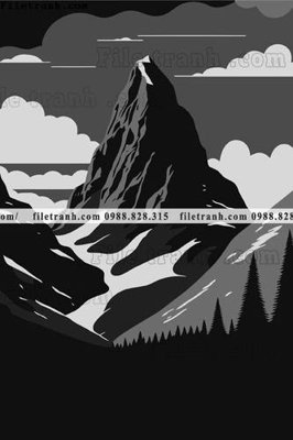 Tải file phong canh truu tuong vector 1547 (PSD) cho in tranh kính