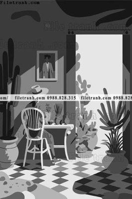 File in trần phong canh truu tuong vector 1550 (file gốc) hoa văn 3D