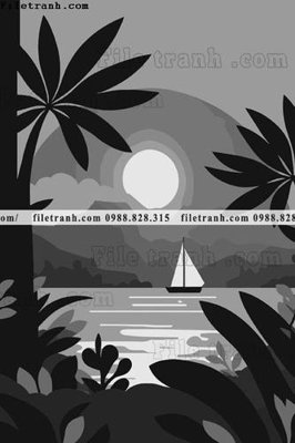 File gốc phong canh truu tuong vector 1572 (in lụa) chi tiết cao