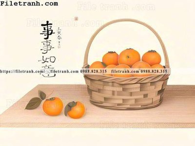 File tranh qua hong nghia la moi viec suon se 114 (file gốc) chủ đề phong thủy