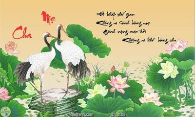 File gốc Tranh cửu ngư quần hội sen cá S105 cho in ấn và thiết kế