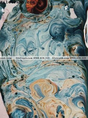 File tranh tac pham nghe thuat chat long truu tuong 113 (bản gốc) treo phòng ăn