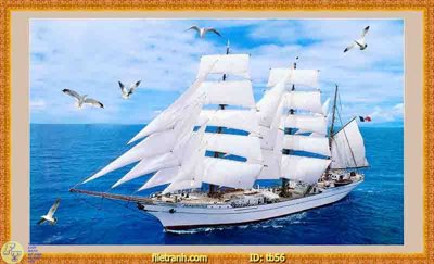 Ảnh gốc file in lụa File thuận buồm xuôi gió TB56 chi tiết