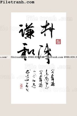 File gốc thu phap chu trung quoc doc 108 (trang trí) phòng ngủ