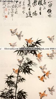 File tranh thuy mac trung quoc 195 (gốc) chủ đề tĩnh vật