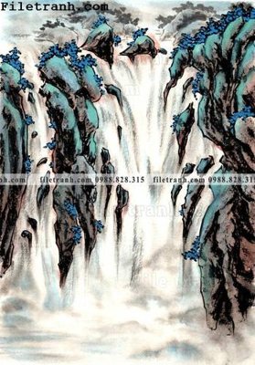 File gốc thuy mac trung quoc dep 128 (in lụa) họa tiết 3D