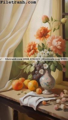 Download file gốc tinh vat hoa My 106 (in lụa) hoa lá