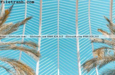 File in trần toa nha hinh hoc ngang 185 (bản gốc 3D) sống động