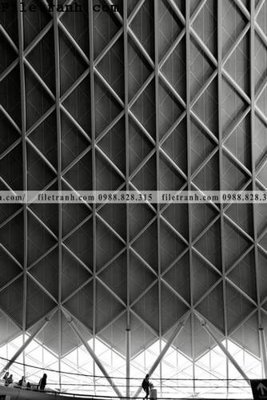 File gốc toa nha hinh hoc thang dung 195 (in lụa) tranh mã đáo