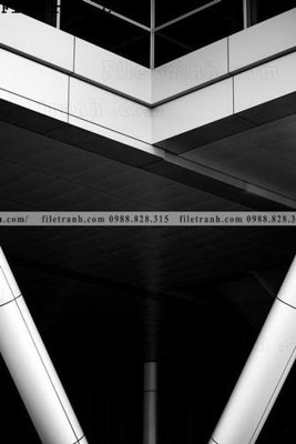 File tranh PSD toa nha hinh hoc thang dung 204 chất lượng cao