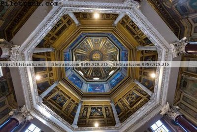 Tải file tran mau vang sang trong 122 (ảnh gốc) in tranh kính