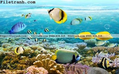 Ảnh mô tả file gốc in mica tranh 3D the gioi duoi nuoc dai duong 124