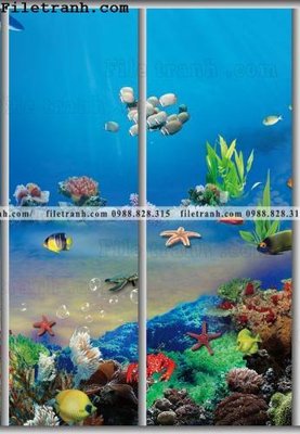 Hình ảnh file gốc tranh 3D the gioi duoi nuoc dai duong 163 cho in UV