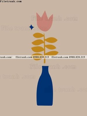 File gốc in ấn tranh Klein Phap xanh 517 độ phân giải cao