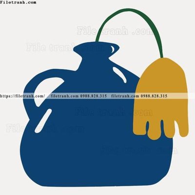 Tải file gốc tranh Klein Phap xanh 531 (bản PSD) chỉnh sửa được